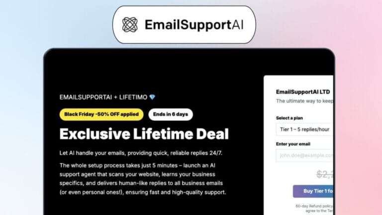 emailsupport ai lifetime discount coupon promo code