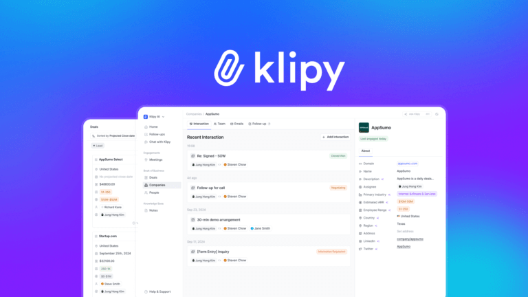 Klipy Lifetime Discount- AppSumo