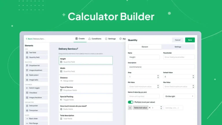 cost calculator builder pro discount coupon code