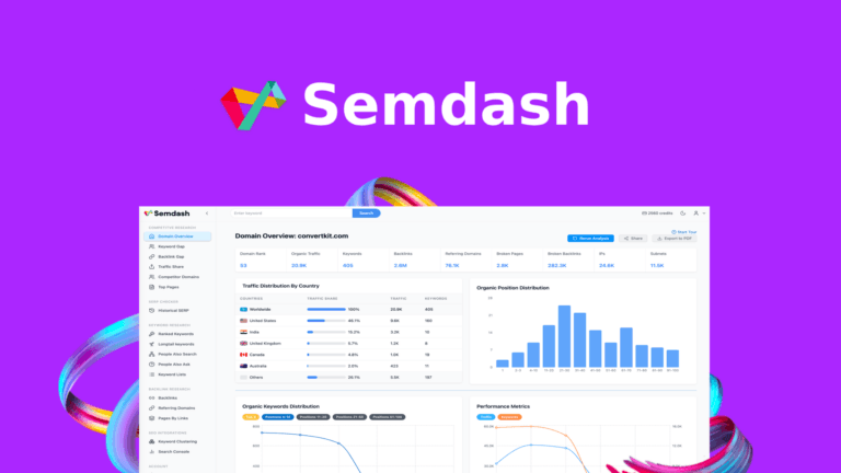 Semdash - Plus Exclusive Lifetime Discount - AppSumo